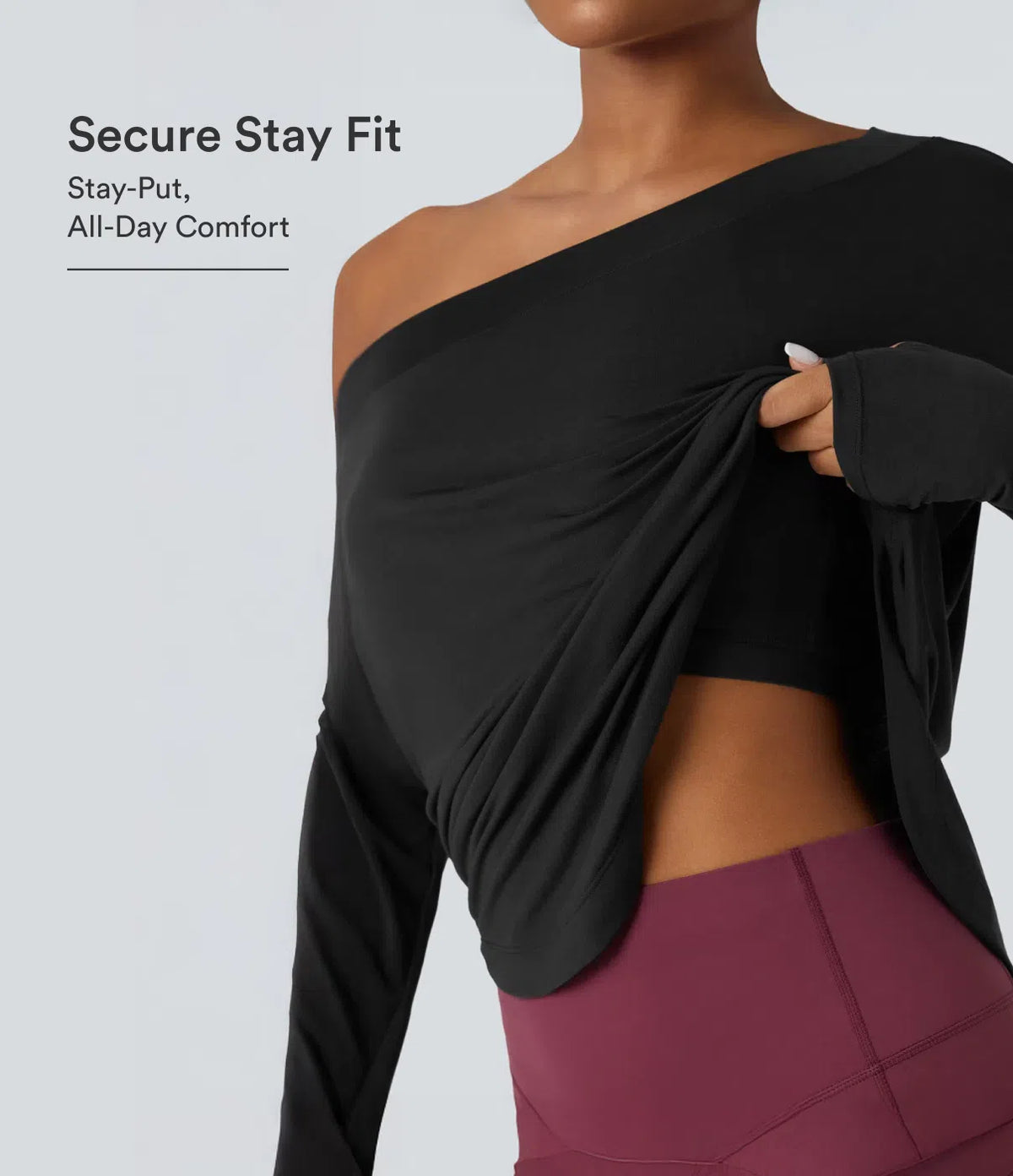 Kord Origin — Sera™ One-Shoulder Active Top
