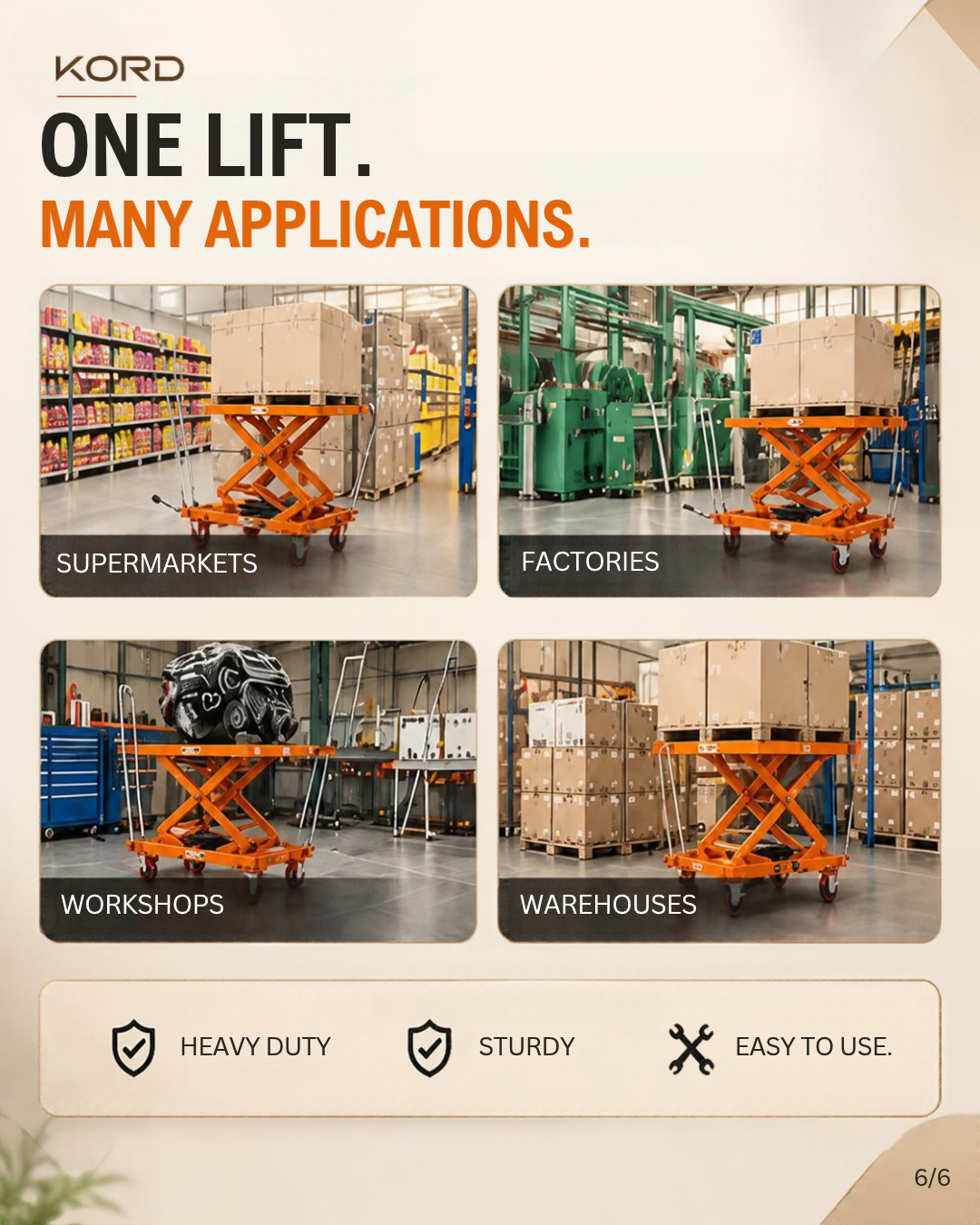 Kord origin ~ Lift Table