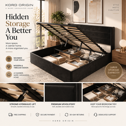 Kord Origin HavenLift™ Storage Bed